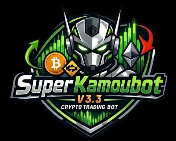 SuperKamouBot robotic head logo